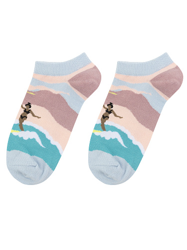 Носки короткие "Surf", разм.35-39