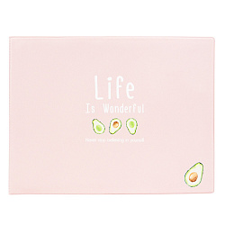 Обложка на зачетную книжку "Life is - pink and avocado"