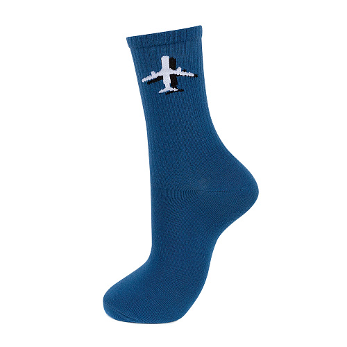 Носки "Путешествия" самолет, разм.40-45