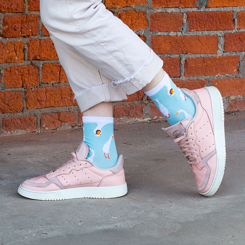 Носки "Гуси", разм.35-39