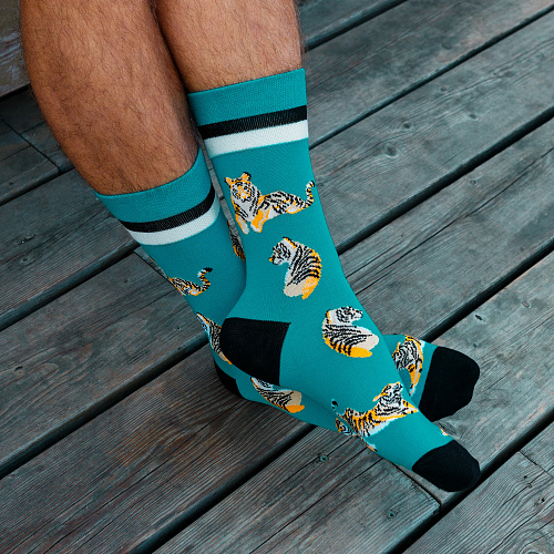 Носки "Тигры", разм.40-45