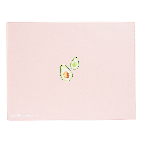 Обложка на зачетную книжку "Life is - pink and avocado"