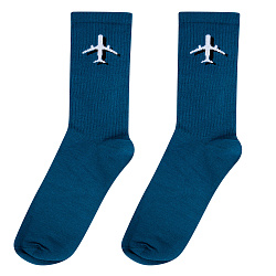 Носки "Путешествия" самолет, разм.40-45